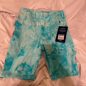 9in Cell Phone Pocket Tie Dye Bike Shorts